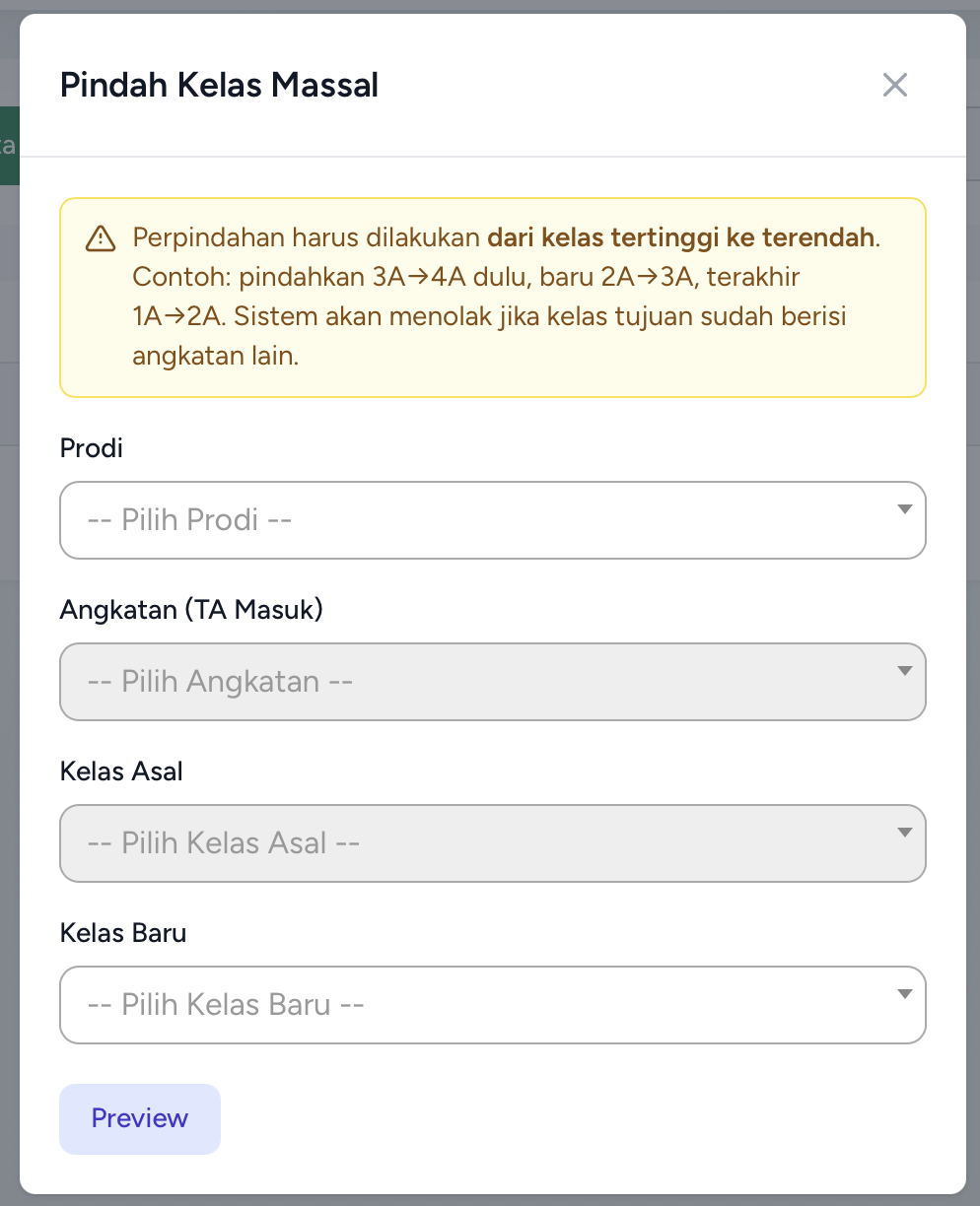 Pindah Kelas Massal